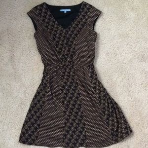 Antonio Melani dress with whimsical bicycle print.